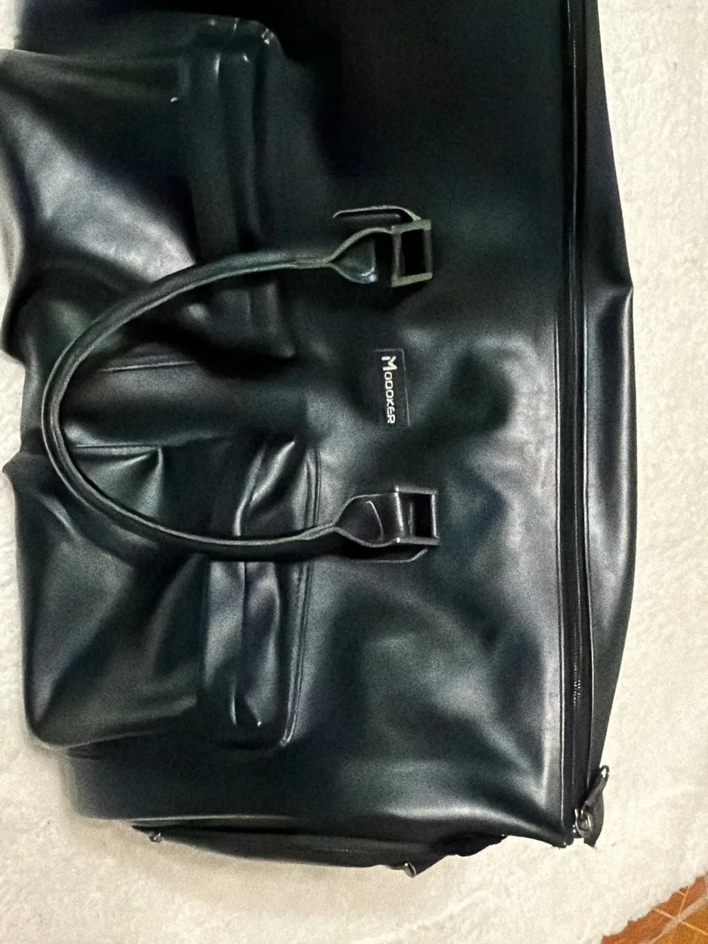 Modocker convertible, garment duffel bag black travel, carry-on suit bag .